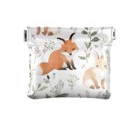 Little Fox - Porte-monnaie en cuir synthétique - Motif lapin - Pour femme et fille