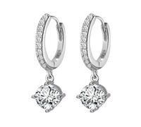 Little Fresh Boucles d'oreilles rondes pour femme Motif fleurs colorées Édition coréenne Pétales colorées Boucles d'oreilles à vis pour filles, taille unique, Cuivre, Pas de gemme