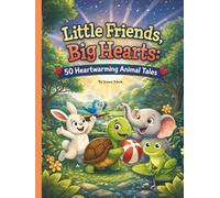 Little Friends, Big Hearts: 50 Heartwarming Animal Tales: A Collection of Short Stories with Moral and Educational Lessons - Perfect for Read Aloud & Bedtime Stories for Kids Ages 3-6