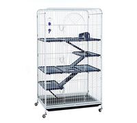 Little Friends Cage avec Accessoires pour Petit Animal Blanc 140 cm Taille XL