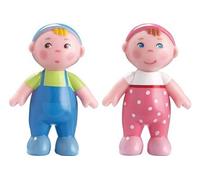 Little Friends maison de poupée bébés Marie en Maxfilles 6 cm bleu/rose