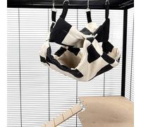 Little Friends Pet Rat Furet Chinchilla Hamac Double Couche Doux Suspendu Lit Superposé - 35 x 35 x 35 cm - Accessoire Cage Confortable - Formes Contemporaines