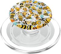 Little Funny Bees Animal PopSockets PopGrip pour MagSafe