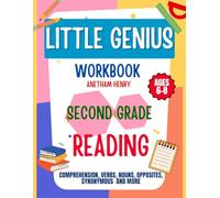 Little Genius Second Grade Reading Workbook: Reading book for second grade