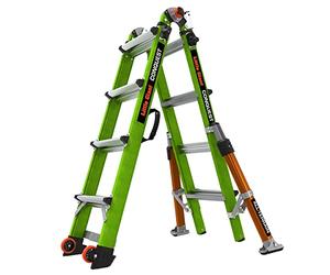 Little Giant Ladder Systems Conquest 2.0 All-Terrain M17 Échelle Multi-Positions avec flèches réglables, Fibre de Verre, Type 1A e Poids 136 kg (17107-001)