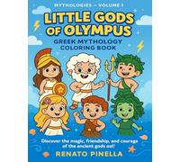Little Gods of Olympus: Greek Mythology Coloring Book - Volume 1