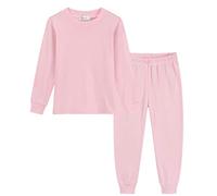 Little Hand Garçon Ensemble de Pyjamas pour Petits Garçons Filles Vêtements Nuit en Coton À Manches Longues Pajama Set, Rose, 6-7 ans EU
