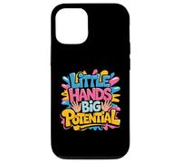 Little Hands Big Potential Fierté des Enfants Leaders - Coque pour iPhone 12/12 Pro