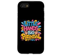 Little Hands Big Potential Fierté des Enfants Leaders - Coque pour iPhone SE (2020) / 7/8