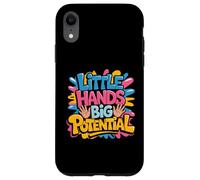 Little Hands Big Potential Fierté des Enfants Leaders - Coque pour iPhone XR