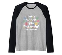 Little Hands Big Potential Fierté des Enfants Leaders - Manche Raglan