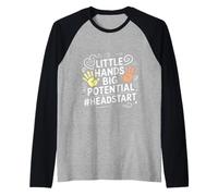 Little Hands Big Potential Fierté des Enfants Leaders - Manche Raglan