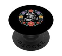 Little Hands Big Potential Fierté des Enfants Leaders - PopSockets PopGrip Adhésif