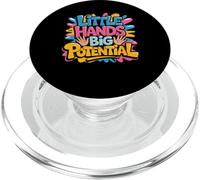 Little Hands Big Potential Fierté des Enfants Leaders - PopSockets PopGrip pour MagSafe