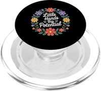 Little Hands Big Potential Fierté des Enfants Leaders - PopSockets PopGrip pour MagSafe