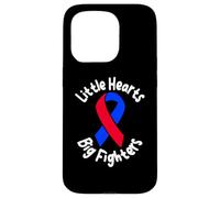 Little Hearts Big Fighters Support de Sensibilisation CHD Coque pour iPhone 15 Pro