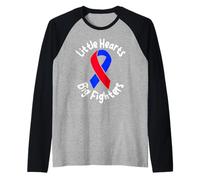 Little Hearts Big Fighters Support de Sensibilisation CHD Manche Raglan
