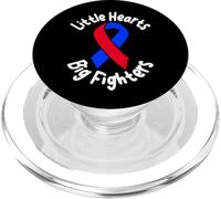 Little Hearts Big Fighters Support de Sensibilisation CHD PopSockets PopGrip pour MagSafe