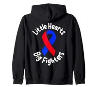 Little Hearts Big Fighters Support de Sensibilisation CHD Sweat à Capuche