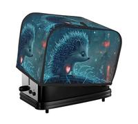 Little Hedgehog Of Love Housse de protection pour grille-pain 2 tranches de cuisine avec poches Protection contre la poussière et les traces de doigts