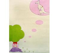 Little Helper Tapis hypoallergénique épais et design de haute qualité Sweet Dreams (100 x 150 cm, Taille M, Multicolore/Crème)