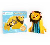 Little Hippo Books Good Night, Lion | Soft Cloth Sensory Books for Kids | Kid's Bedtime Books | Children’s Educational Books | Book with Plush Head and Rattle