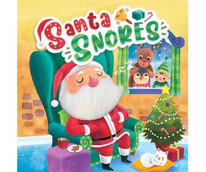 Little Hippo Books Santa Snores | Children's Sensory Touch and Feel Books | Touch and Feel Holiday Books for Toddlers & Baby | Best Kid's Touch and ... Sensory Board Books for Baby & Toddler Time)