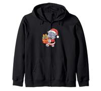 Little Hippo Chapeau de Père Noël Mignon et coloré pour Enfants Sweat à Capuche