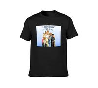 Little House on The Prairie T-Shirt Graphic Tee Printed Top Mens Shirt Black XL