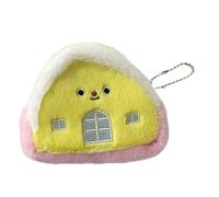 Little House - Pochettes pour pièces de monnaie, sac de rangement pour écouteurs, porte-monnaie en peluche, boîte de rangement pour câbles de données, pour femmes, filles, petits portefeuilles