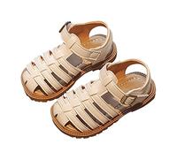 Little House Sandales à bout fermé pour fille avec semelle souple pour enfants de 2 à 6 ans, Blanc, 26.5 EU 3X-Stretta