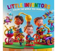 Little Inventors: Color the World You Imagine!: Fun STEM Coloring Book for Kids Ages 4-8 with Creative Inventions, Robots, Gadgets, and Imaginative Activities