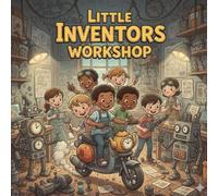 Little Inventors Workshop Coloring Book for Kids: STEM-Inspired Coloring Pages with Robots, Gadgets, Science Labs & Creative Builders | Fun Learning for Children Ages 4-8