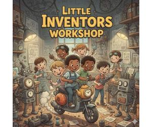 Little Inventors Workshop Coloring Book for Kids: STEM-Inspired Coloring Pages with Robots, Gadgets, Science Labs & Creative Builders | Fun Learning for Children Ages 4-8