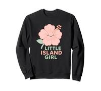 Little Island Hibiscus Dessin animé pour enfants Sweatshirt