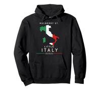 Little Italy New York Carte Italienne Souvenir Vintage Sweat à Capuche