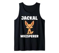 Little Jackals Animals Funny Quote Simple Whisperer Jackal Débardeur