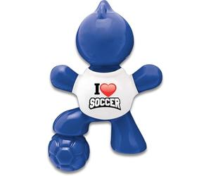 Little Joe - I Love Soccer - Désodorisant New Car - Environ 45 jours d'air frais dans votre véhicule à clip dans la grille de ventilation