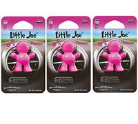Little Joe - Lot de 3 désodorisants zi - Pour 45 jours d'air frais dans la voiture, le camion, le bureau, l’appartement, l’armoire et autres (rose/passion)