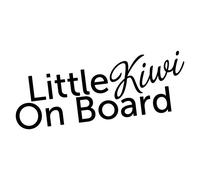 Little Kiwi on Board Sticker New Zealand NZ Kiwi Car Fern Decal