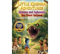Little Krishna Adventures: Krishna and Aghasura the Giant Serpent: An Illustrated Hindu Mythology Story for Kids : EXCLUSIVE PREMIUM HARDCOVER EDITION (90 PAGES)