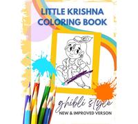 Little Krishna Coloring Book Gibli Style