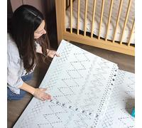 Little Landings Tapis de jeu pour bébé au sol - Boho (2,4 x 2,4 m) - Tapis de jeu en mousse EVA de qualité supérieure pour bébés et tout-petits (0 à 5 ans et plus) - Tapis de jeu non toxique pour le