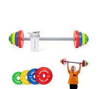 Little Lifters Ensemble d'haltères pour enfants - Poids réglables et haltère en plastique avec bouteille d'eau, équipement de gym amusant pour jeux de simulation