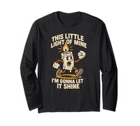 Little Light Let It Shine Fun Chrétienne Faith pour Femme Manche Longue