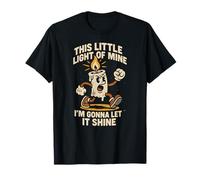 Little Light Let It Shine Fun Chrétienne Faith pour Femme T-Shirt