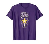Little Light Shiner Chrétiens pour Enfants Étoile inspirante T-Shirt, Homme, Violet, L