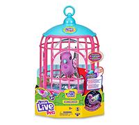 Little Live Pets Cage Interactive avec Plus de 20 Sons et réactions, répétez ce Que Vous Dites, avec boîte de Rangement, pour Enfants à partir de 5 Ans, célèbre (LPB15000)