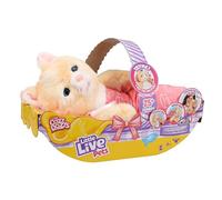 Little Live Pets Cozy Dozys Jouet électronique interactif en peluche pour chat avec plus de 25 sons, jouet doux au moment du coucher pour enfants à partir de 4 ans