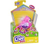 Little Live Pets Lil' Bird - Candi Sweet - Coffret Individuel Bird, Nouveau Bird à tête Mobile avec Plus de 20 Chants d’Oiseaux. Il réagit au Toucher ! Multicolore 26030